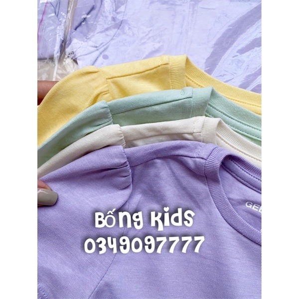 Áo Phông Bé Gái Basic Nhún Vai GÊ