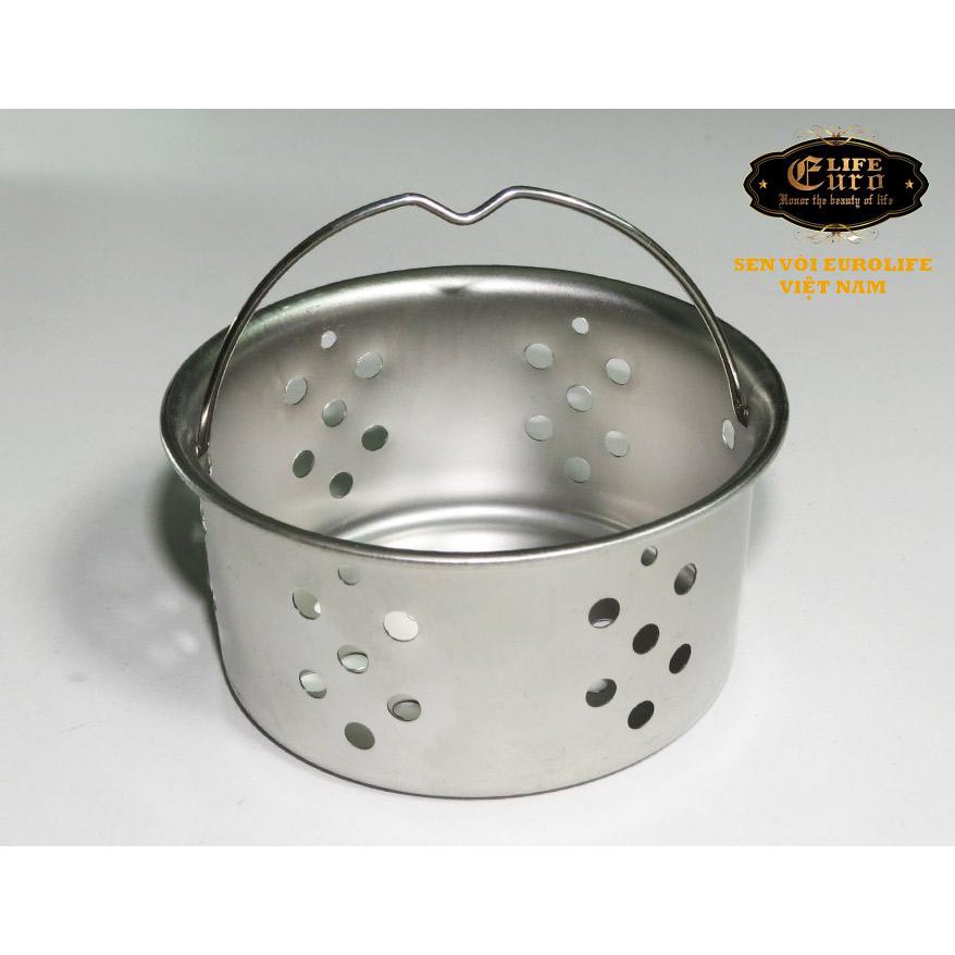 Bầu xi phông chậu rửa chén Inox SUS 304 110mm Eurolife EL-BX110