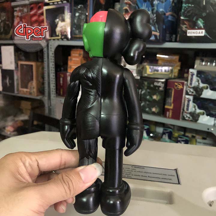 Mô hình Kaws Giải Phẫu Đứng - Đen 8in - 20cm