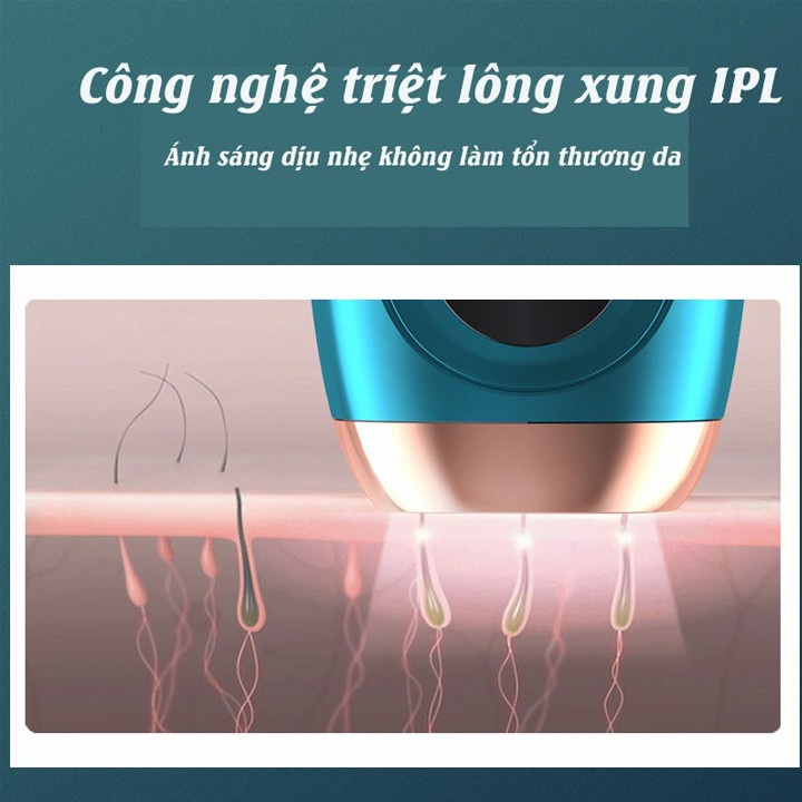 Máy triệt lông toàn thân bằng laser IPL 990000x, công nghệ IPL toàn thân không gây đau rát, triệt lông vĩnh viễn