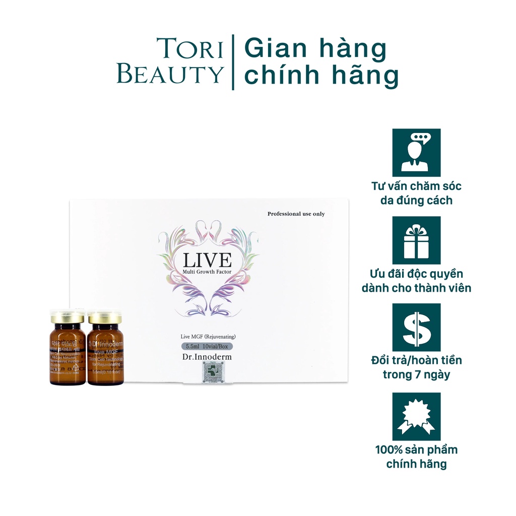 Tế Bào Gốc Trắng Da Dr.Live MGF Solution 5.5ml/ ống
