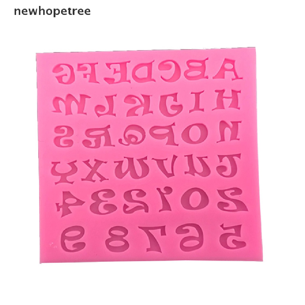 1 Khuôn Silicone Làm Bánh Hình Chữ Cái Alphabet Độc Đáo