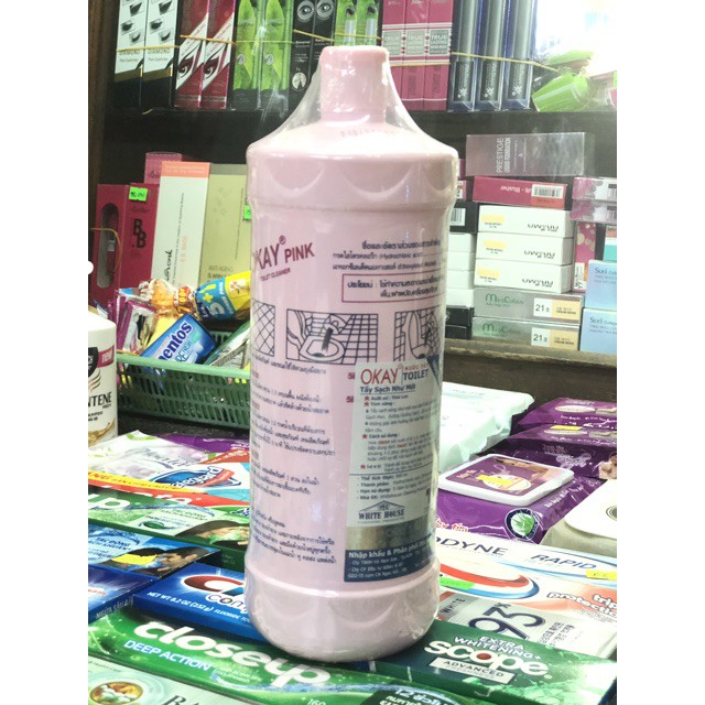 nước tẩy rửa toilet thái lan okay 960ml