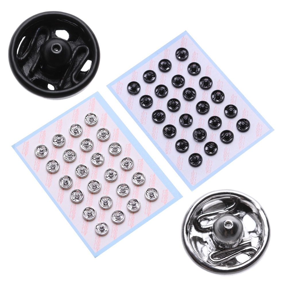 Set 24 Nút Bấm Mini 6mm Làm Thủ Công Cho Búp Bê