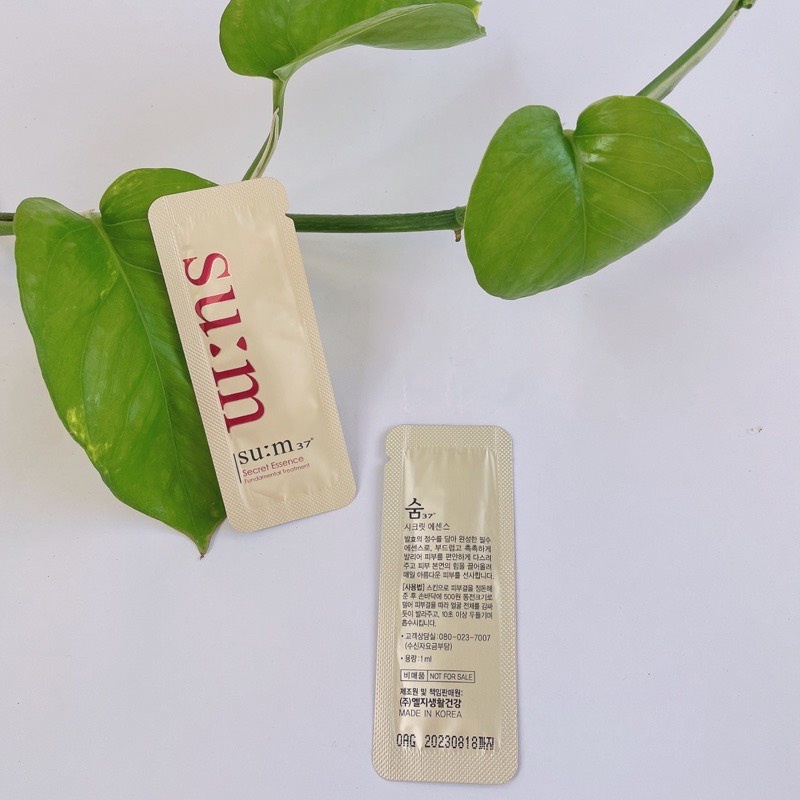 Combo 10 gói nước thần SUM Secret Essence Advanced Sync Program cải thiện mọi vấn đề về da