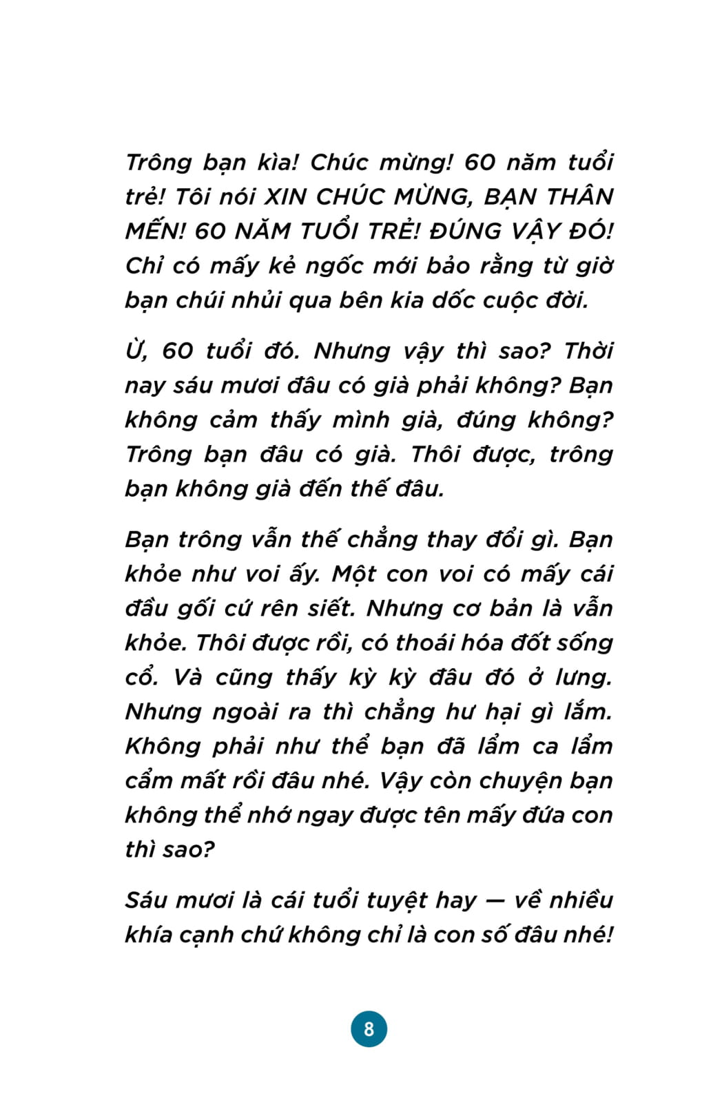 Sách Quà Tặng Của Thời Gian - 60 Cứ Cười - Tuổi Đá Vàng