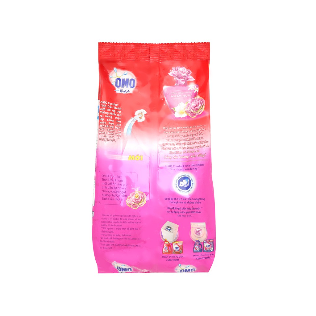 Bột giặt OMO Comfort tinh dầu thơm ngất ngây 2.7kg