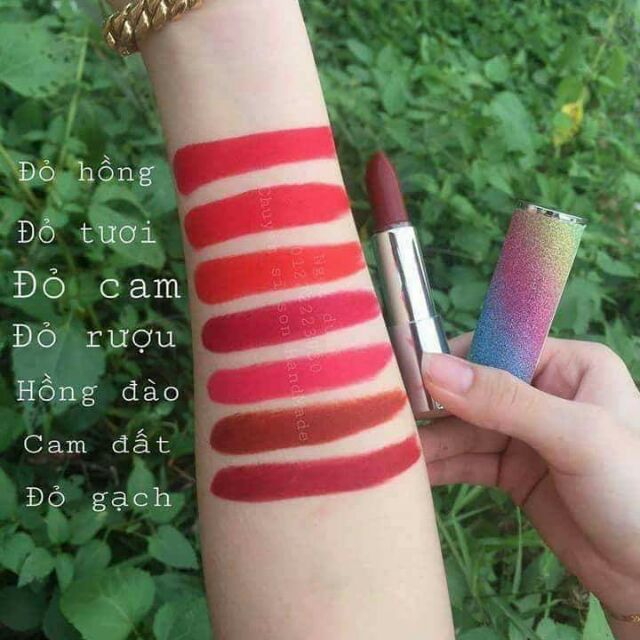 Combo 10 cây son cầu vồng