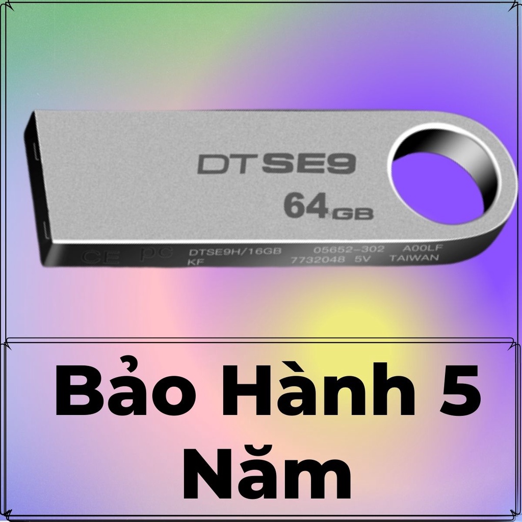 USB 64gb cao cấp - Thiết kế nhỏ gọn, vỏ kim loại, chống nước, kết hợp công nghệ truyền tải siêu tốc - Bảo hành 5 năm