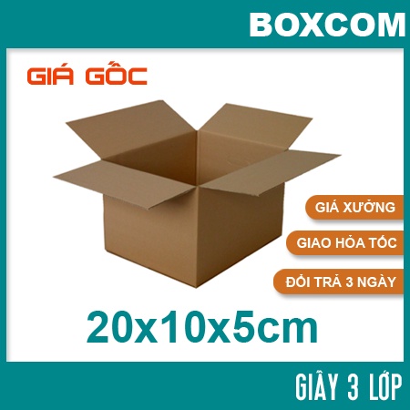 [HCM] - Size 20x10x5 Thùng Carton, hộp carton đóng hàng