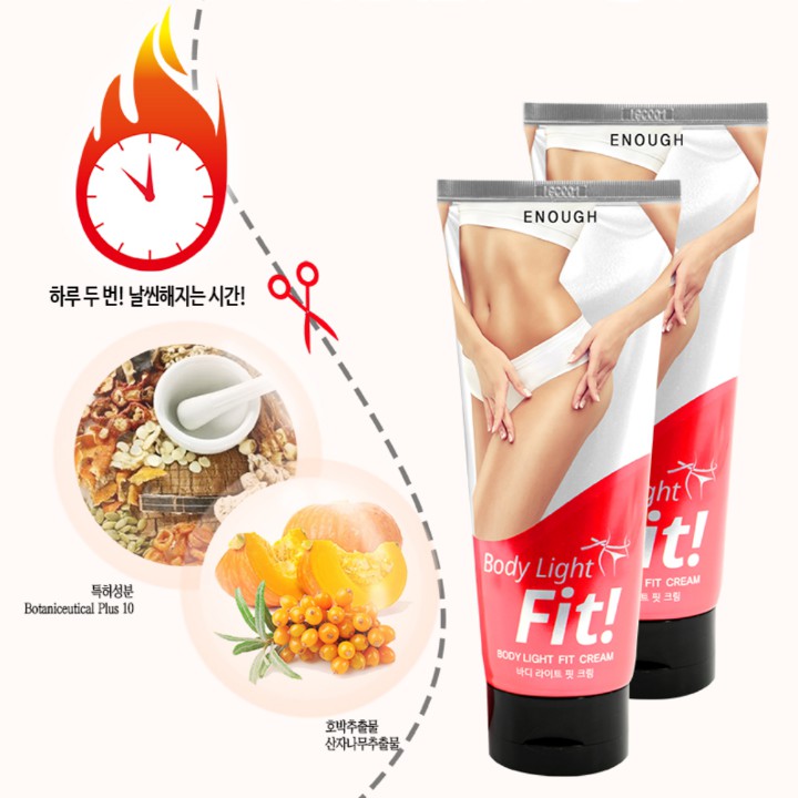 KEM TAN MỠ - FIT IENOUGH - BODY LIGHT - GIẢM MỠ TOÀN THÂN - HIỆU QUẢ SAU TUÝP ĐẦU TIÊN