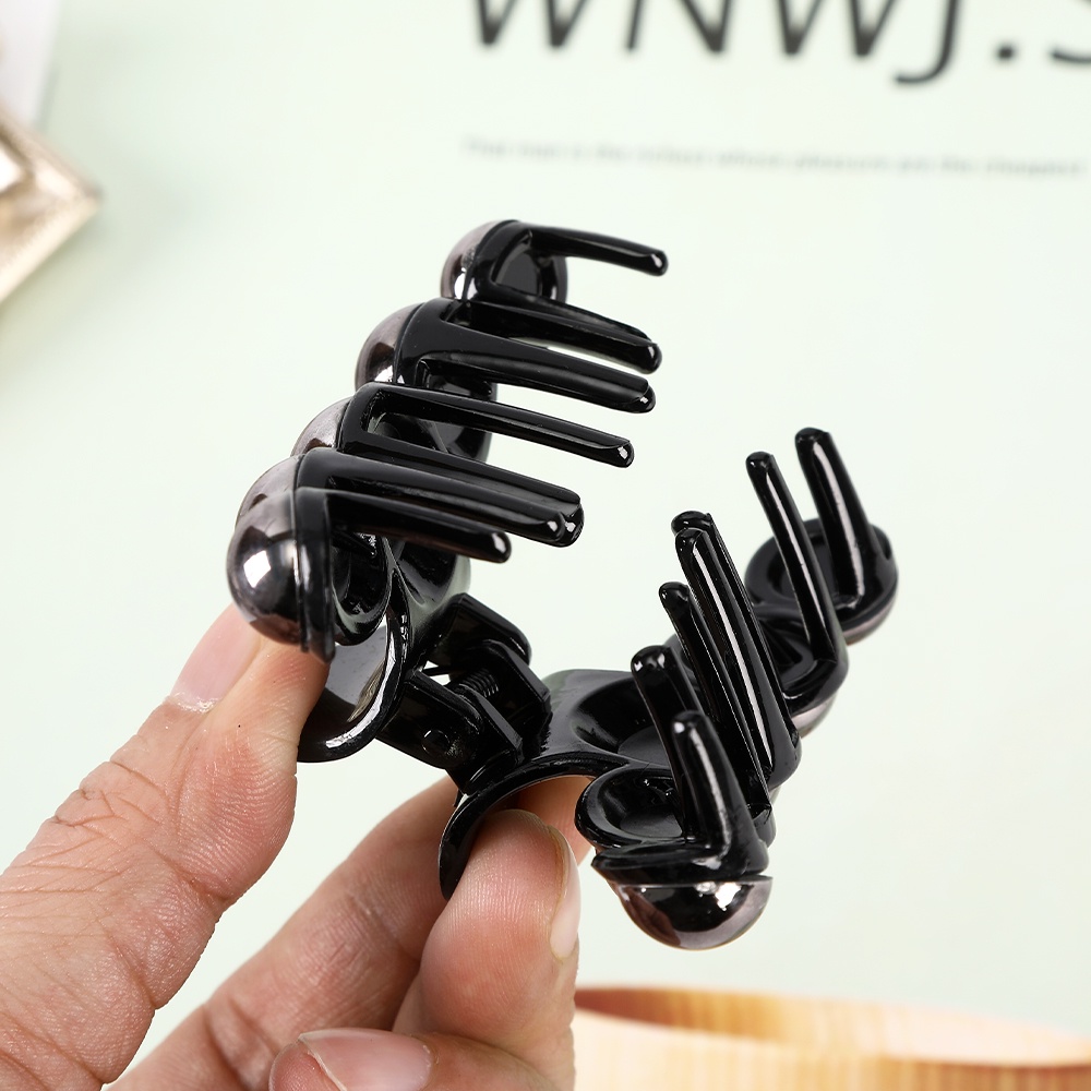 Kẹp tóc Haimeikang bằng acrylic màu trơn dễ phối đồ thời trang