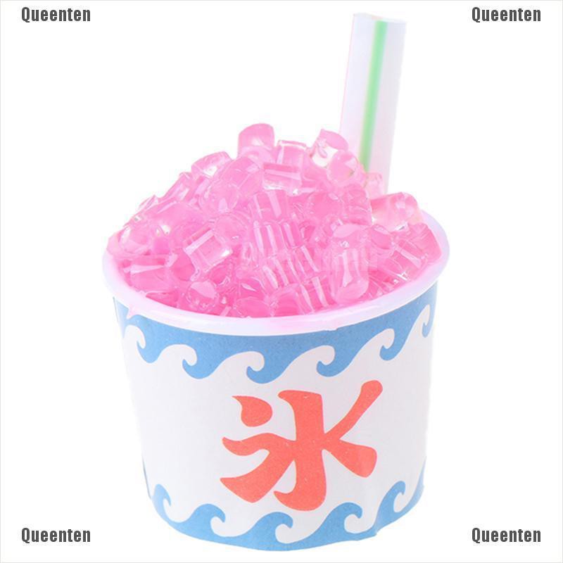 ★Queen★1Pc Dollhouse Miniature Ice Cups Model Kids Pretend Play Food Play House Toys