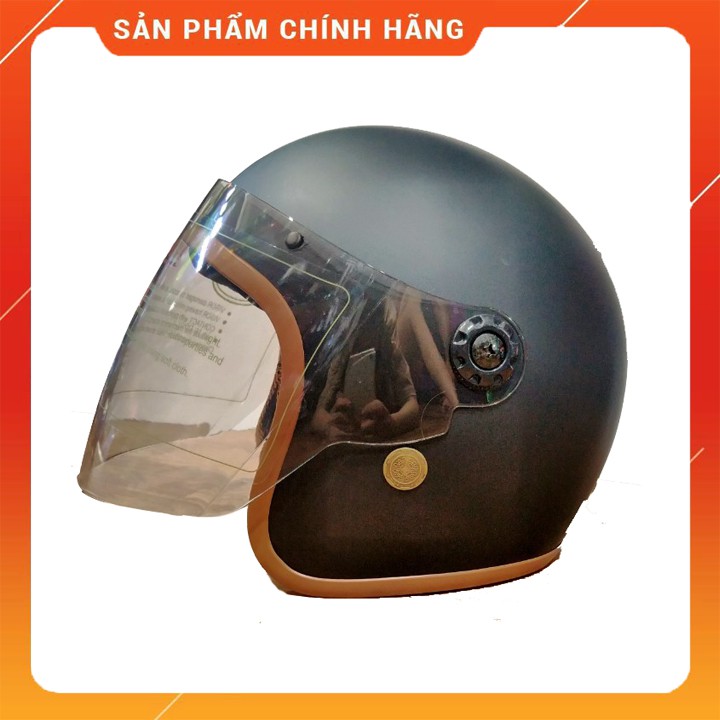 [ BÁN GIÁ VỐN ] NÓN BẢO HIÊM 3/4 CÓ KÍNH CHỐNG TIA UV { CHÍNH HÃNG 100% }