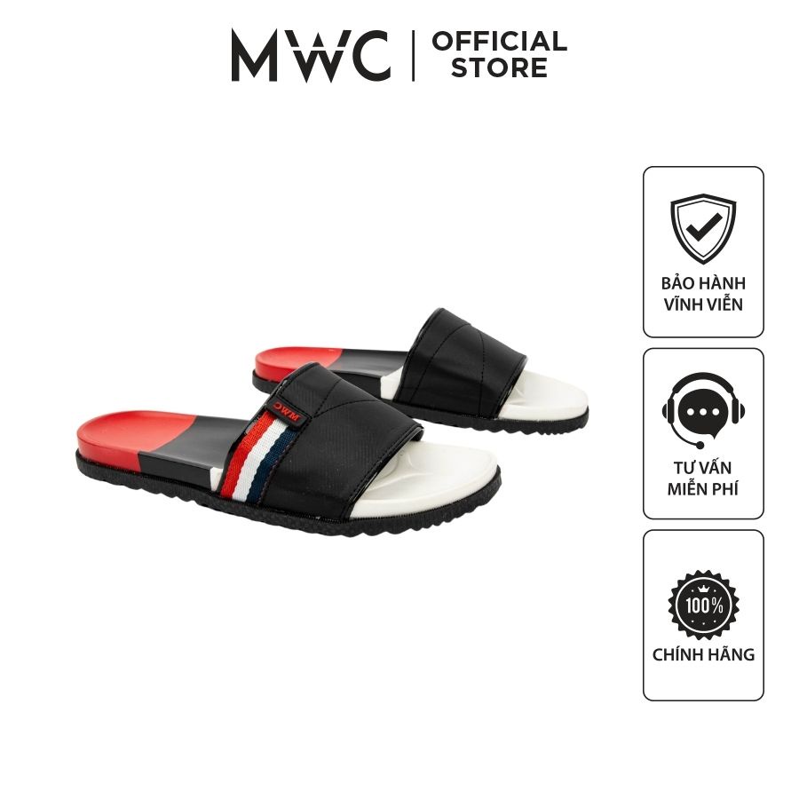 Dép MWC 7617 - Dép Nam Quai Ngang Đế Bệt Phối Màu Năng Động Cá Tính,Dép Nam Cao Cấp,Siêu Bền Đẹp, Mẫu Mới, Giá Tốt,