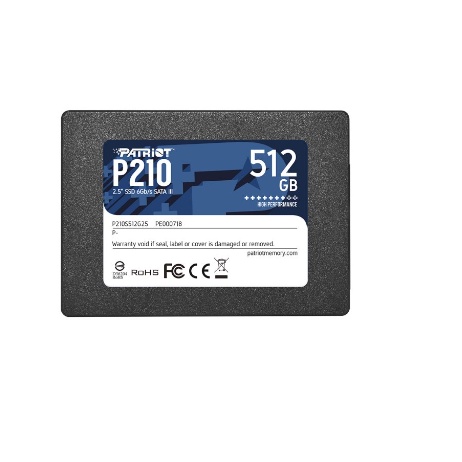 Ổ cứng SSD Patriot P210 dung lượng 512GB SATA III 2.5" bảo hành 3 năm dùng cho Laptop, máy để bàn