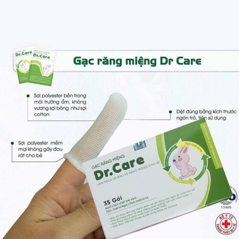 Gạc rơ lưỡi Dr Care (35 gói)