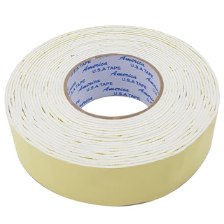 Băng Keo Mút (Mouse) Vàng 2 Mặt 10Y (Chọn Size) - Băng Keo Mút Vàng 1.2/1.6/2.4/3.6/4.8cm