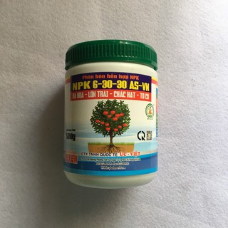 Hủ 500gram - phân bón lá kích thích ra hoa npk 6-30-30+te