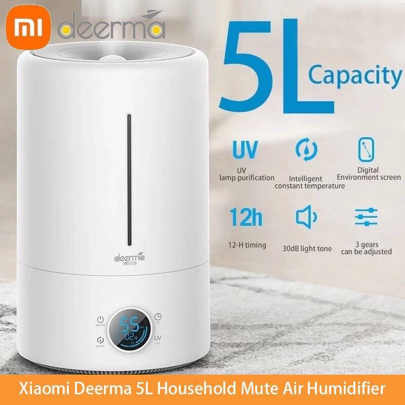 Máy Phun Sương Tạo Độ Ẩm - Máy Khuếch Tán Tinh Dầu Thơm Công Suất 25W Dung Tích 5 Lít - BH 6 Tháng