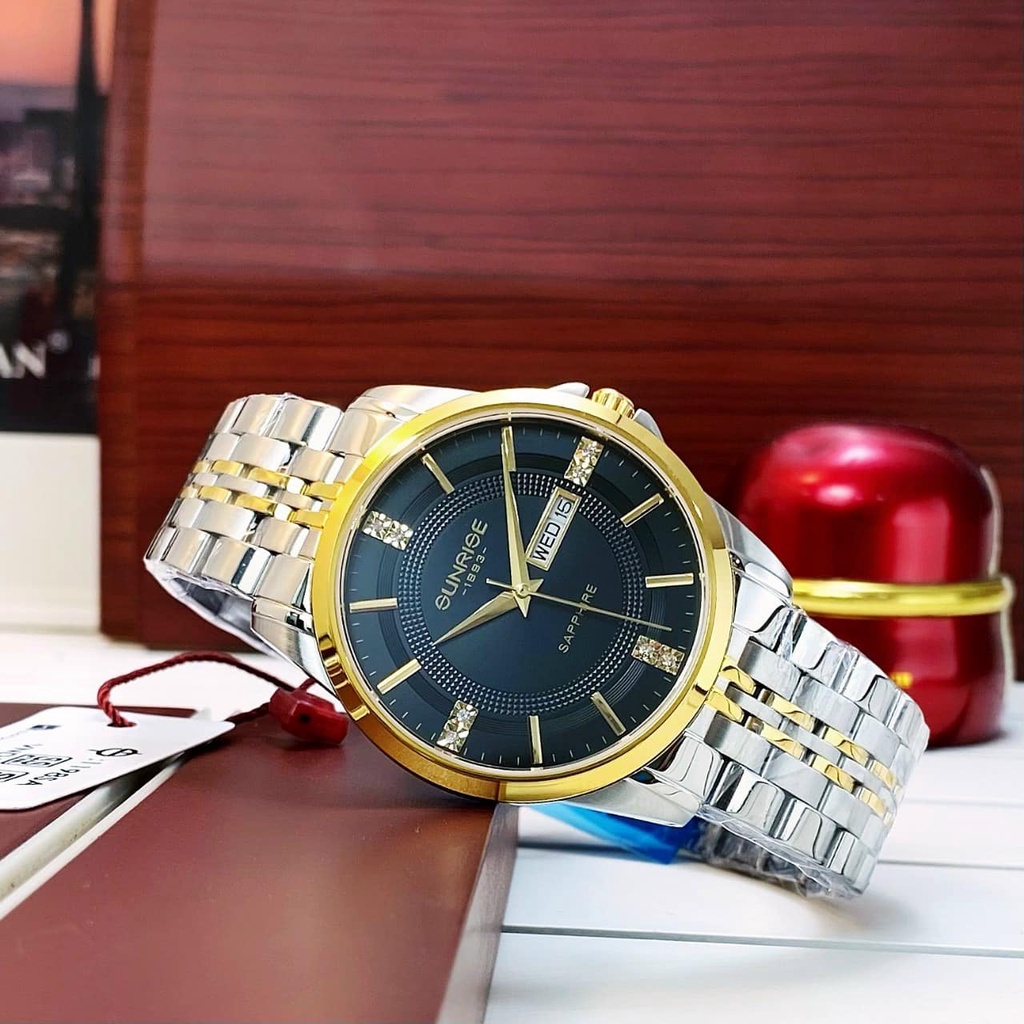 ĐỒNG HỒ NAM ĐẸP   ♥️FREESHIP♥️ SUNRISE 1198SA CHÍNH HÃNG