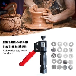 Dụng Cụ Hỗ Trợ Nặn Đất Sét Kèm 20 Đuôi Bắt Bông Kem