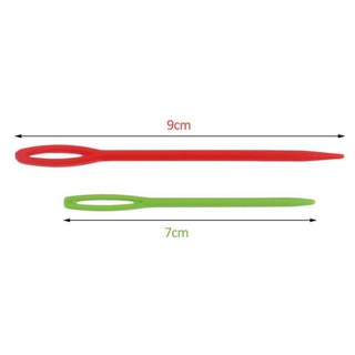SỈ SIÊU RẺ 100 Kim nhựa an toàn cho bé xâu luồn học may vá - Đồ chơi cho bé học thủ công