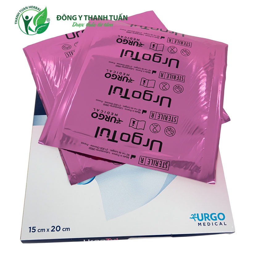 Hàng Pháp - Gạc Mỡ Chống Dính Urgotul 15cmx20cm - Hỗ trợ cho quá trình lành thương và giảm thiểu khả năng nhiễm trùng