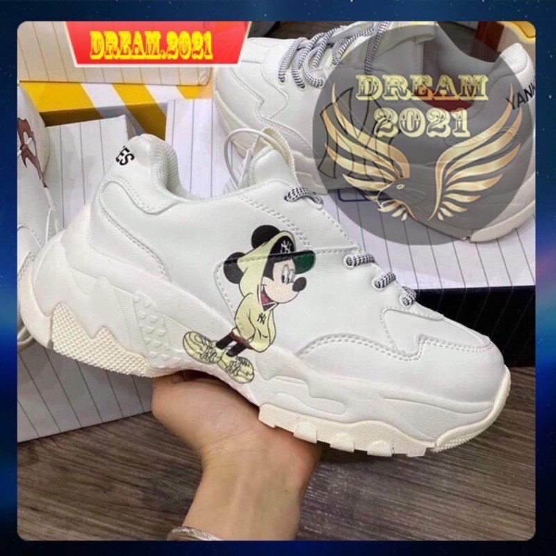 [Hot trend - Bản Trung ] Giày thể thao sneakers nam nữ 𝐌 𝐋 𝐁 mickey đỏ - vàng bản chuột đỏ in 3D