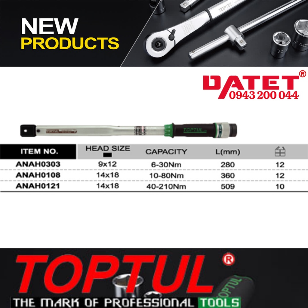 Cần xiết lực Toptul ANAH0108-0121