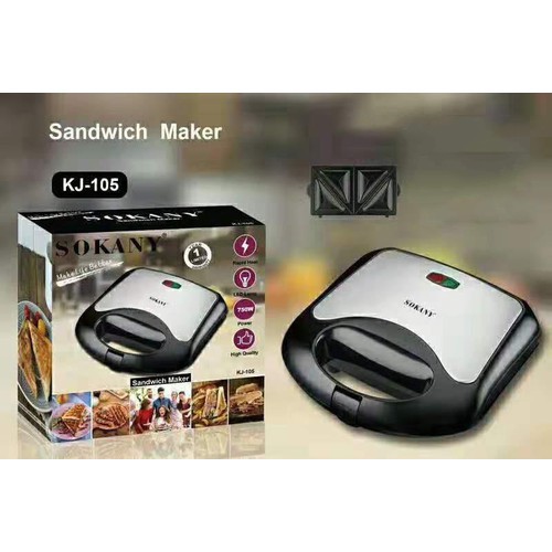 Máy làm bánh Freeship Máy nướng bánh Hiệu Sokany KJ-105