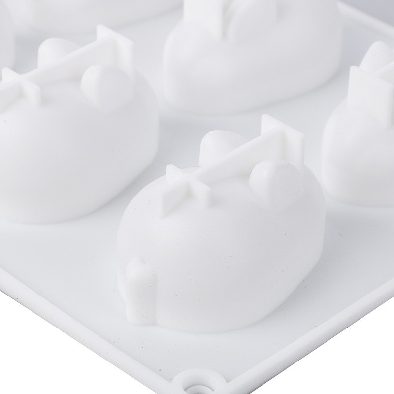Khuôn Silicone Hình Thỏ 3d Độc Đáo