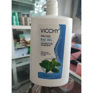 Dầu Gội Vicchy Bạc Hà - 1,4L