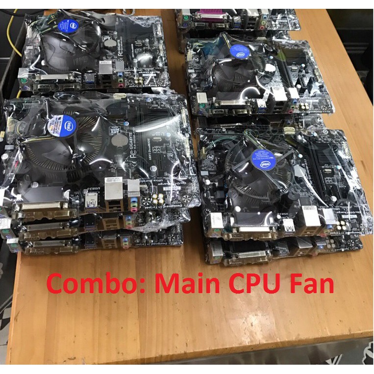 [Mã 1911ELSALE hoàn 7% đơn 300K] COMBO MAIN CPU FAN H81 B75 B85 đủ hãng lắp case (không ram) | WebRaoVat - webraovat.net.vn