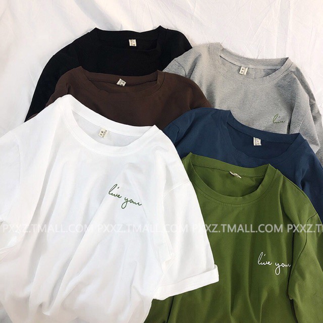 [ Đồng Giá 79k]✔️Áo thun tay lỡ form rộng - Love You | BigBuy360 - bigbuy360.vn