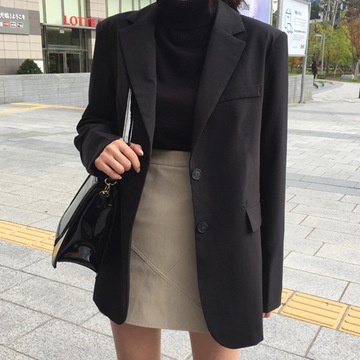 Áo khoác blazer dáng rộng phong cách Hàn Quốc thời trang thu đông dành cho nữ 2021 | BigBuy360 - bigbuy360.vn