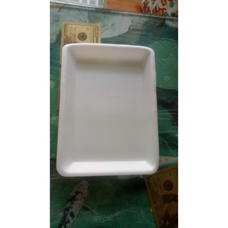 combo 10 cái khay xốp đựng hải sản, cá viên...