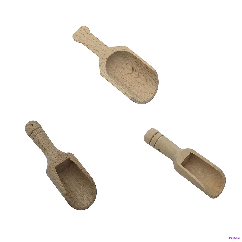 Muỗng Gỗ Múc Trà / Cà Phê / Bột / Gia Vị Mini Tiện Dụng