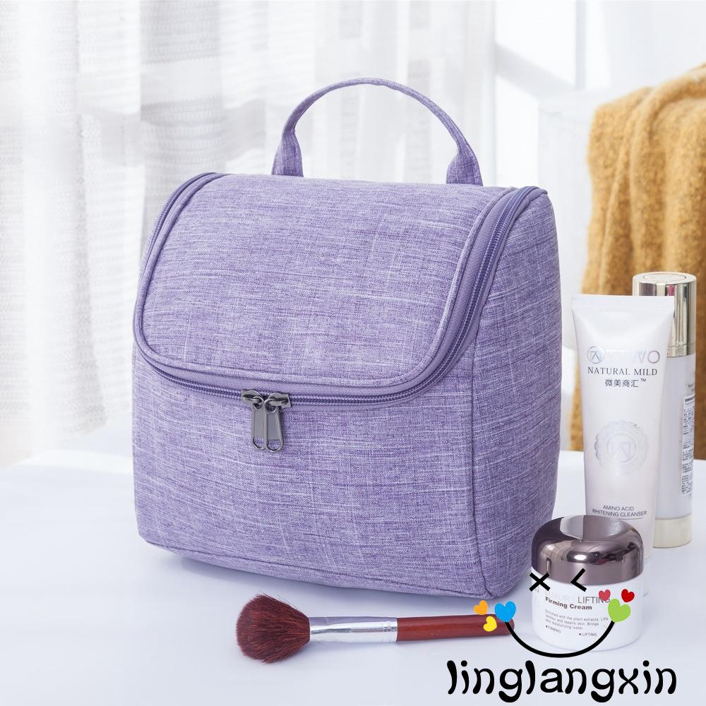 Travel Cosmetic Makeup Bag Portable Toiletry Hanging Pouch Organizer Storage