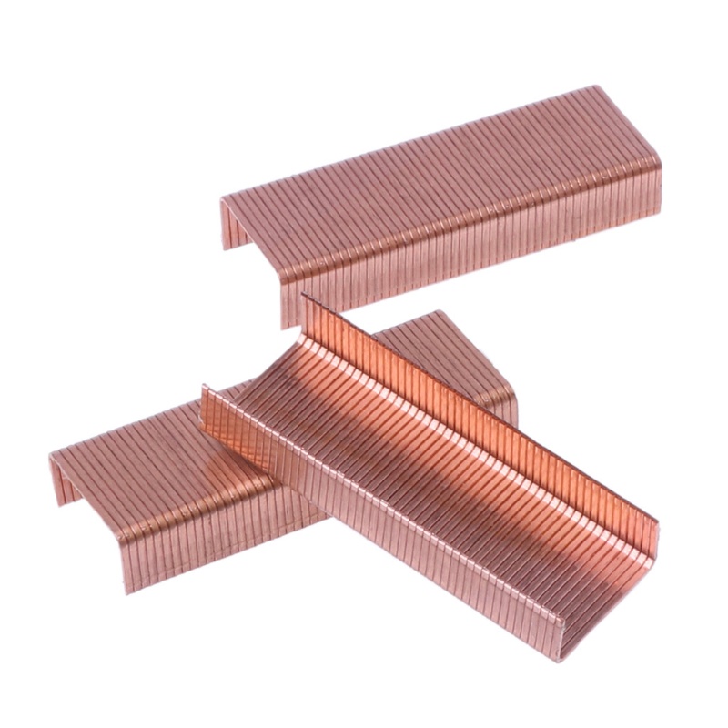 Wer 1000 Chiếc / Hộp 12mm 12# Set 24 / 6 Kẹp Bấm Ghim Bằng Kim Loại Tiện Dụng Cho Văn Phòng / Trường Học