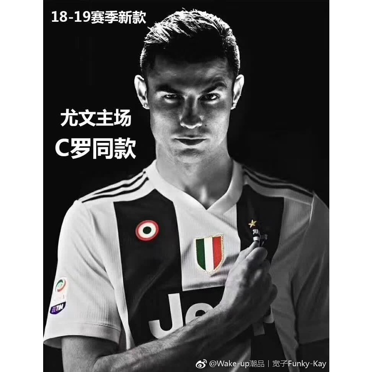 18-19 Juventus Sân nhà  Áo phông bóng đá S-XXL * Chất lượng cao * T-shirt