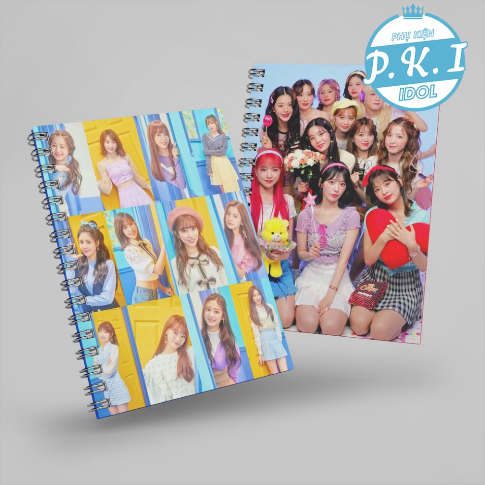 Sổ Còng NOTEBOOK In Hình Nhóm Nhạc IZ*ONE Siêu Đẹp 2021 - QUÀ TẶNG K-POP