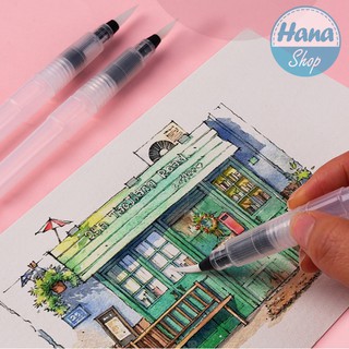 Cọ vẽ màu nước Memory cao cấp Đủ size cho bạn lựa chọn