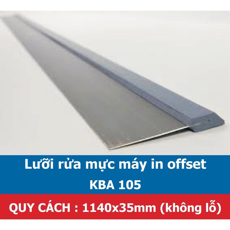 Lưỡi cao su rửa mực máy in offset KBA 105