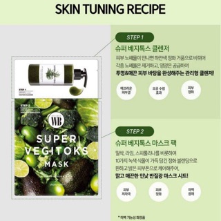 Mặt Nạ Rau Củ 2 Bước Sủi Bọt Thải Độc Da Byvibes Wonder Bath Super Vegitoks