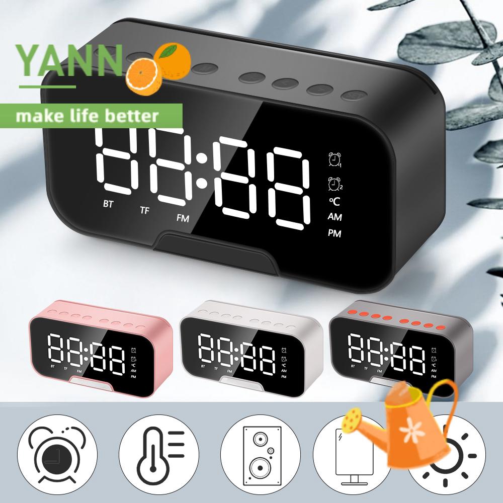 Đồng Hồ Báo Thức Yann Fm Radio Led Mp3 Kết Nối Bluetooth Tích Hợp Đồng Hồ Báo Thức