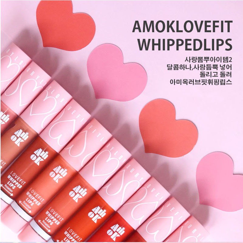 SON KEM AMOK LOVEFIT WHIPPED LIPS CHÍNH HÃNG