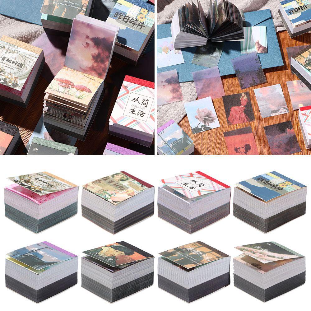 CHOOKEY Thẻ Giấy Thiết Kế Đục Lỗ Treo Trang Trí Sổ Tay DIY