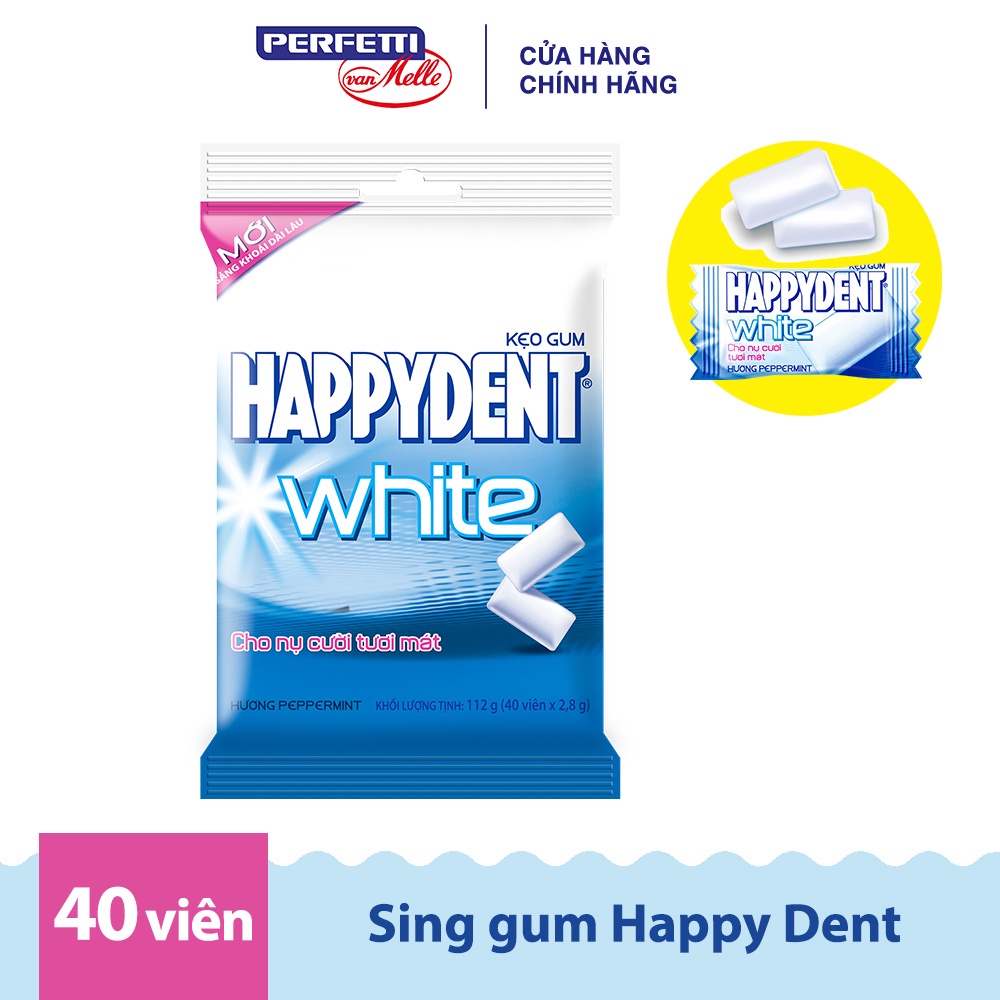 Sing gum Happy Dent (gói 40 viên)