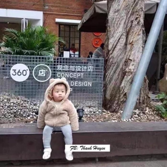 Áo lông cừu siêu ấm cho bé trai bé gái